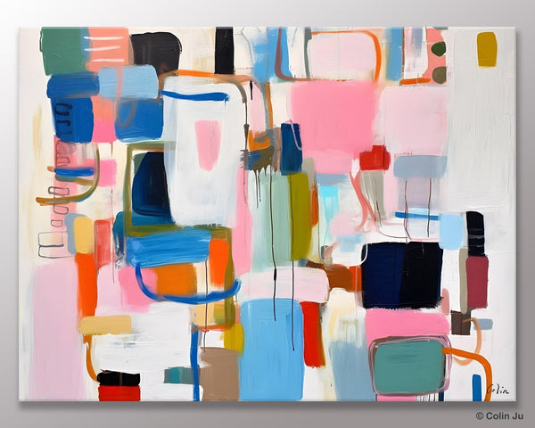 Large Wall Art Ideas for Living Room, Hand Painted Canvas Art, Oversized Canvas Paintings, Original Abstract Art, Contemporary Acrylic Art-artworkcanvas