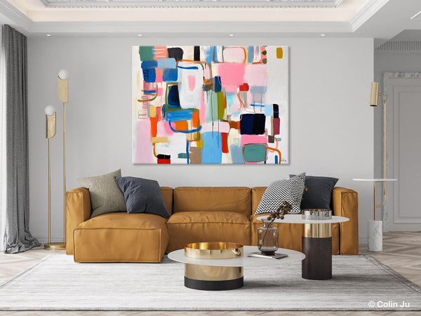 Large Wall Art Ideas for Living Room, Hand Painted Canvas Art, Oversized Canvas Paintings, Original Abstract Art, Contemporary Acrylic Art-artworkcanvas