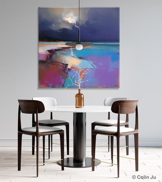 Landscape Canvas Paintings, Hand Painted Canvas Art, Landscape Acrylic Art, Original Abstract Art, Large Landscape Paintings for Living Room