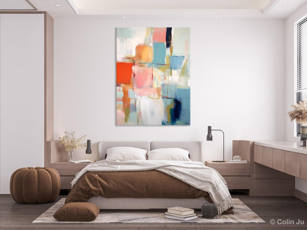 Hand Painted Canvas Art, Original Artowrk, Abstract Wall Paintings, Extra Large Paintings for Dining Room, Contemporary Wall Art Paintings-artworkcanvas