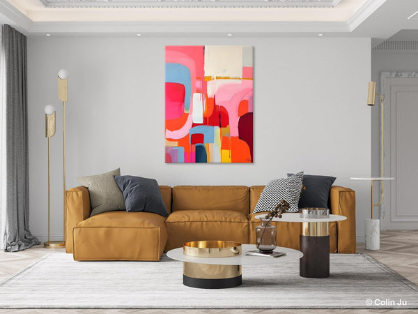 Contemporary Acrylic Painting on Canvas, Simple Abstract Art, Large Painting for Dining Room, Original Canvas Artwork, Wall Art Paintings-artworkcanvas