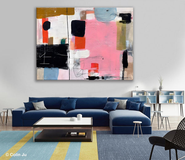 Modern Wall Art Ideas for Bedroom, Large Canvas Paintings, Original Abstract Art, Hand Painted Canvas Art, Contemporary Acrylic Paintings-artworkcanvas