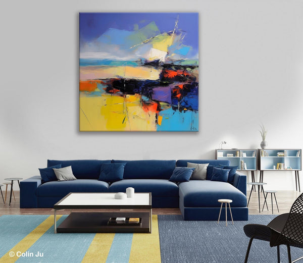 Modern Acrylic Artwork, Buy Art Paintings Online, Contemporary Canvas Art, Original Modern Paintings, Large Abstract Painting for Bedroom-artworkcanvas