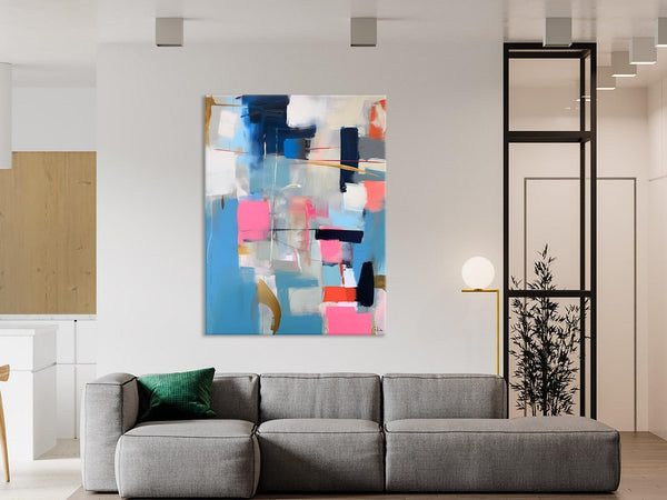 Modern Wall Art Paintings, Canvas Paintings for Bedroom, Contemporary Acrylic Painting on Canvas, Large Original Art, Buy Wall Art Online-artworkcanvas