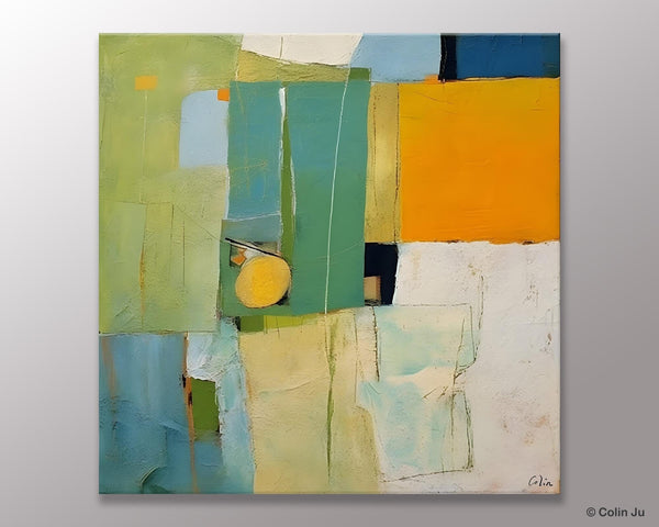 Original Modern Wall Paintings, Contemporary Canvas Art, Abstract Painting for Bedroom, Modern Acrylic Artwork, Heavy Texture Canavas Art-artworkcanvas