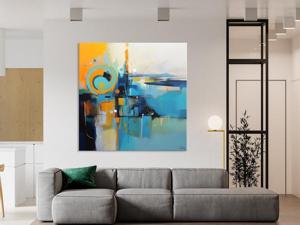 Modern Acrylic Paintings, Large Abstract Painting for Bedroom, Original Modern Wall Art Paintings, Oversized Contemporary Canvas Paintings-artworkcanvas