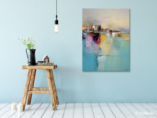 Oversized Contemporary Acrylic Paintings, Modern Abstract Paintings, Extra Large Canvas Painting for Living Room, Original Canvas Wall Art-artworkcanvas