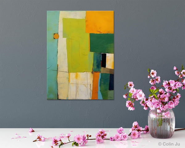 Simple Modern Wall Art, Oversized Contemporary Acrylic Paintings, Extra Large Canvas Painting for Living Room, Original Abstract Paintings-artworkcanvas