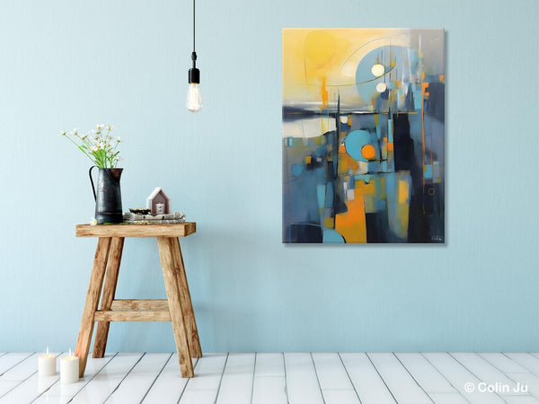 Extra Large Painting for Sale, Oversized Contemporary Acrylic Paintings, Extra Large Canvas Painting for Bedroom, Original Abstract Painting-artworkcanvas