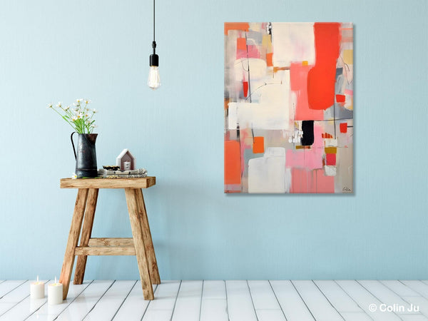 Extra Large Painting on Canvas, Huge Contemporary Acrylic Paintings, Extra Large Canvas Painting for Bedroom, Original Abstract Wall Art-artworkcanvas