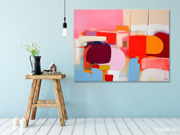 Extra Large Canvas Paintings, Original Abstract Art, Modern Wall Art Ideas for Dining Room, Impasto Painting, Contemporary Acrylic Paintings-artworkcanvas