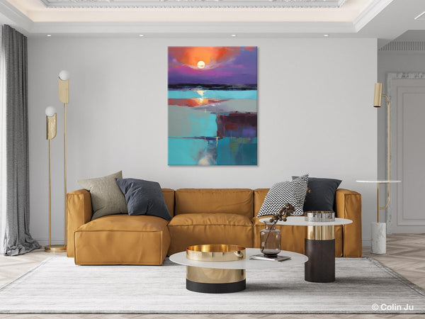 Extra Large Painting on Canvas, Oversized Contemporary Acrylic Painting, Extra Large Canvas Painting for Bedroom, Original Abstract Painting-artworkcanvas