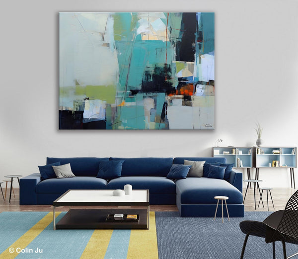 Oversized Canvas Paintings, Original Abstract Art, Large Wall Art Ideas for Living Room, Hand Painted Canvas Art, Contemporary Acrylic Art-artworkcanvas