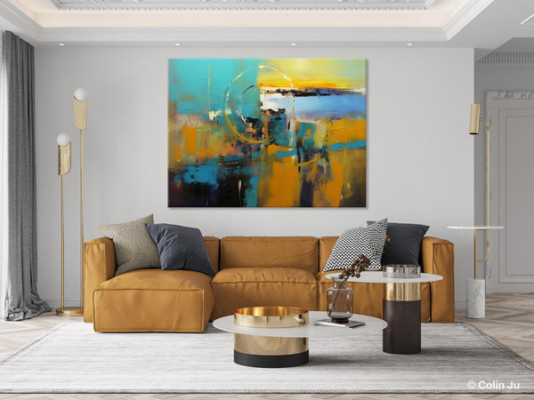 Oversized Canvas Paintings, Original Abstract Art, Hand Painted Canvas Art, Contemporary Acrylic Art, Huge Wall Art Ideas for Living Room-artworkcanvas