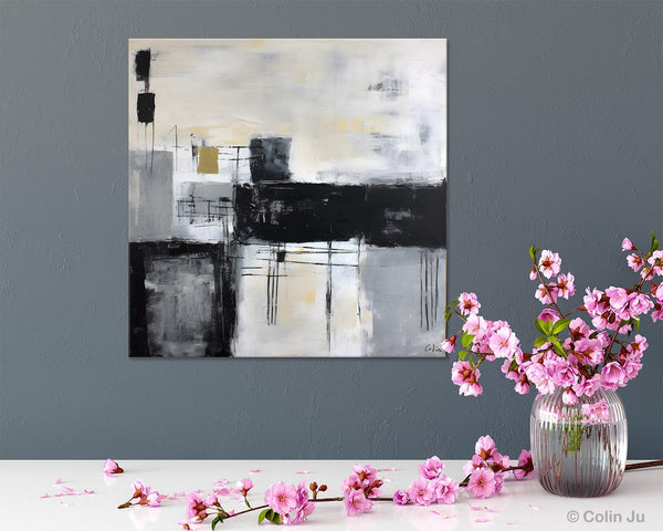 Contemporary Canvas Art for Bedroom, Modern Acrylic Artwork, Original Modern Paintings, Heavy Texture Canvas Art, Large Abstract Paintings-artworkcanvas