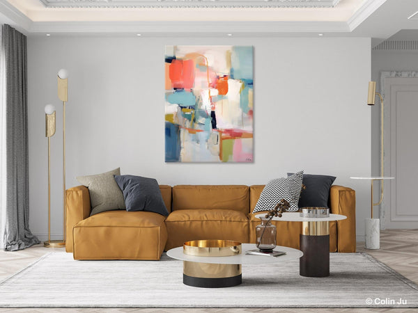 Large Wall Art Painting for Bedroom, Original Canvas Art, Contemporary Acrylic Painting on Canvas, Oversized Modern Abstract Wall Paintings-artworkcanvas