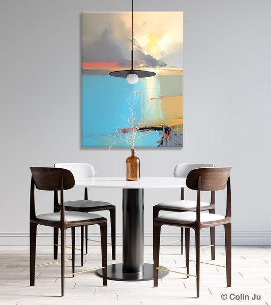 Contemporary Acrylic Painting on Canvas, Large Original Artwork, Large Landscape Paintings for Living Room, Modern Canvas Art Paintings-artworkcanvas