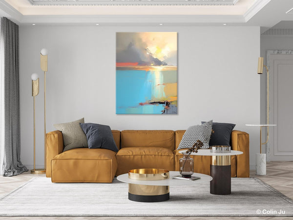 Contemporary Acrylic Painting on Canvas, Large Original Artwork, Large Landscape Paintings for Living Room, Modern Canvas Art Paintings