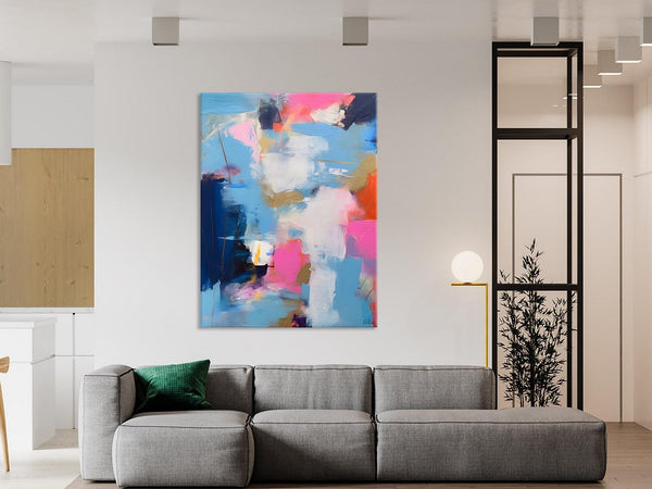 Oversized Modern Abstract Wall Paintings, Original Canvas Art, Contemporary Acrylic Painting on Canvas, Large Wall Art Painting for Bedroom-artworkcanvas