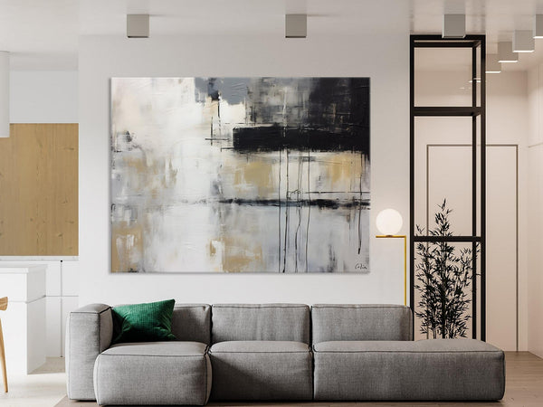 Hand Painted Original Canvas Art, Contemporary Acrylic Paintings, Large Wall Art Painting for Bedroom, Oversized Modern Abstract Paintings-artworkcanvas