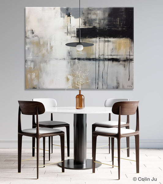 Hand Painted Original Canvas Art, Contemporary Acrylic Paintings, Large Wall Art Painting for Bedroom, Oversized Modern Abstract Paintings-artworkcanvas