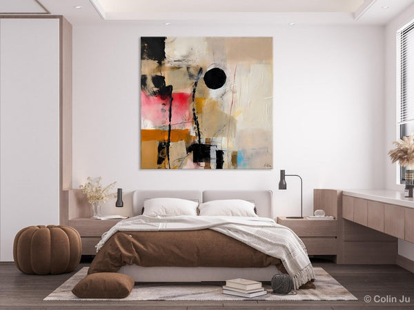 Modern Canvas Art Paintings, Abstract Wall Art for Bedroom, Original Modern Acrylic Artwork, Extra Large Abstract Paintings for Dining Room-artworkcanvas