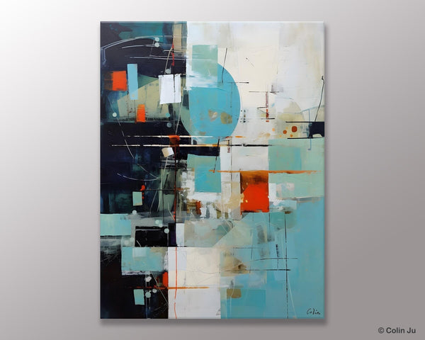 Contemporary Acrylic Painting on Canvas, Large Wall Art Painting for Bedroom, Original Canvas Art, Oversized Modern Abstract Wall Paintings-artworkcanvas