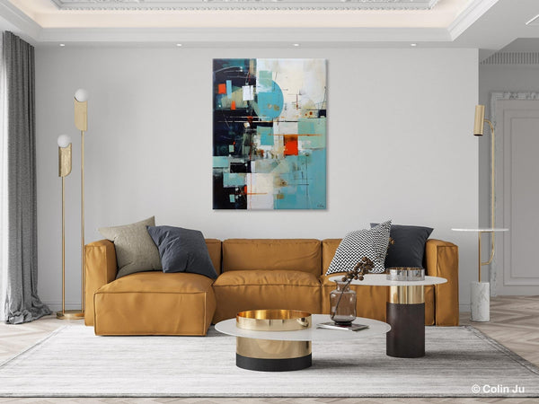Contemporary Acrylic Painting on Canvas, Large Wall Art Painting for Bedroom, Original Canvas Art, Oversized Modern Abstract Wall Paintings-artworkcanvas