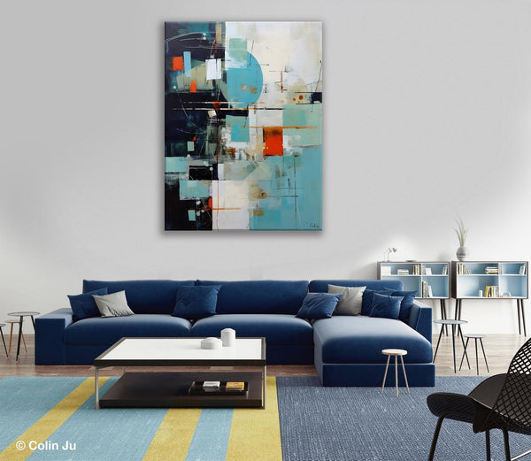 Contemporary Acrylic Painting on Canvas, Large Wall Art Painting for Bedroom, Original Canvas Art, Oversized Modern Abstract Wall Paintings-artworkcanvas
