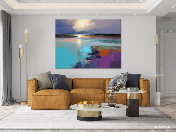 Original Landscape Paintings, Landscape Canvas Paintings for Living Room, Extra Large Modern Wall Art Paintings, Acrylic Painting on Canvas