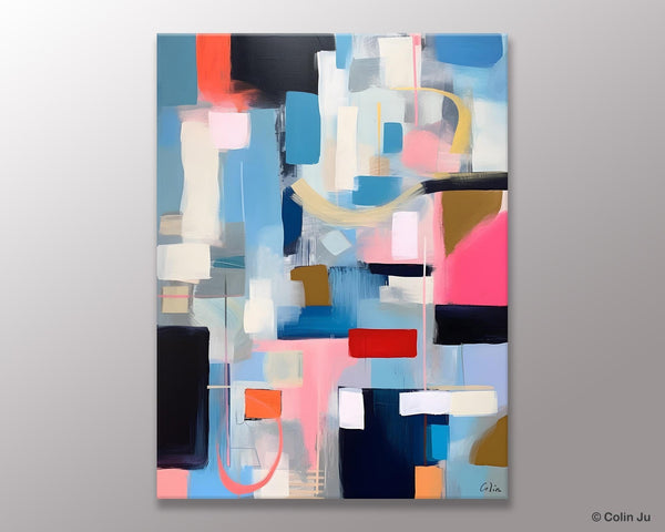 Original Modern Artwork, Contemporary Acrylic Painting on Canvas, Large Wall Art Painting for Bedroom, Oversized Abstract Wall Art Paintings-artworkcanvas