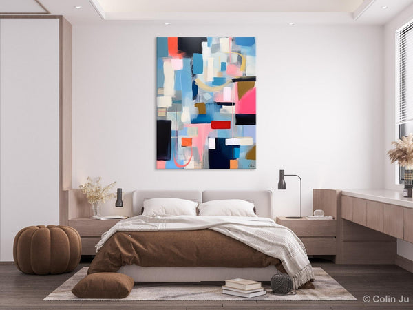 Original Modern Artwork, Contemporary Acrylic Painting on Canvas, Large Wall Art Painting for Bedroom, Oversized Abstract Wall Art Paintings-artworkcanvas