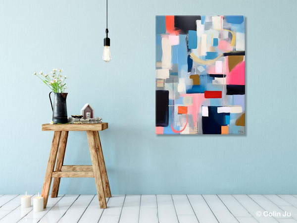 Original Modern Artwork, Contemporary Acrylic Painting on Canvas, Large Wall Art Painting for Bedroom, Oversized Abstract Wall Art Paintings-artworkcanvas