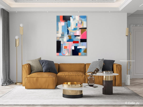 Original Modern Artwork, Contemporary Acrylic Painting on Canvas, Large Wall Art Painting for Bedroom, Oversized Abstract Wall Art Paintings-artworkcanvas