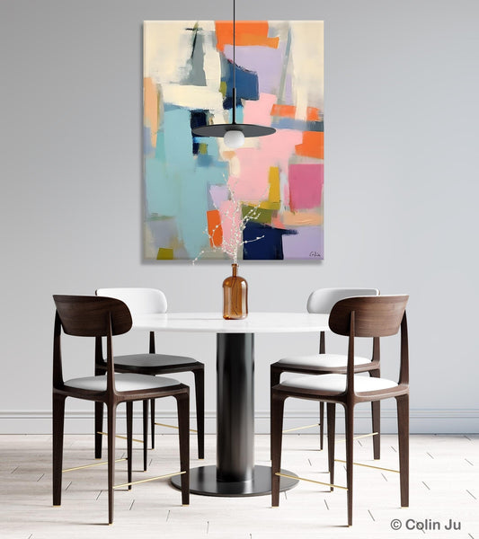 Large Wall Art Painting for Bedroom, Original Canvas Art, Contemporary Acrylic Painting on Canvas, Oversized Modern Abstract Wall Paintings-artworkcanvas