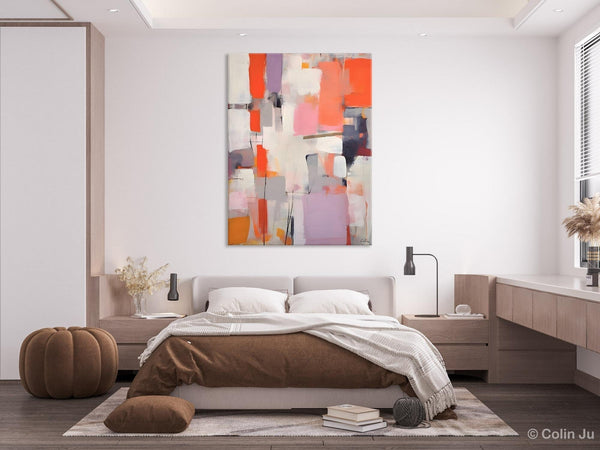 Large Painting for Dining Room, Original Canvas Artwork, Contemporary Acrylic Painting on Canvas, Simple Abstract Art, Wall Art Paintings-artworkcanvas