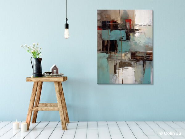 Original Canvas Art, Contemporary Acrylic Painting on Canvas, Large Wall Art Painting for Bedroom, Oversized Modern Abstract Wall Paintings-artworkcanvas
