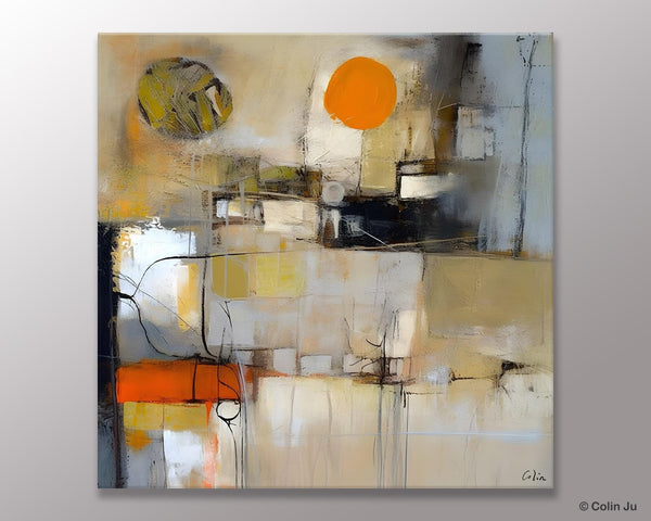 Large Abstract Art for Bedroom, Simple Modern Acrylic Art, Modern Original Abstract Art, Canvas Paintings for Sale, Contemporary Canvas Art-artworkcanvas
