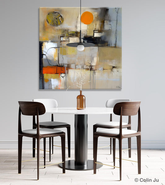 Large Abstract Art for Bedroom, Simple Modern Acrylic Art, Modern Original Abstract Art, Canvas Paintings for Sale, Contemporary Canvas Art-artworkcanvas