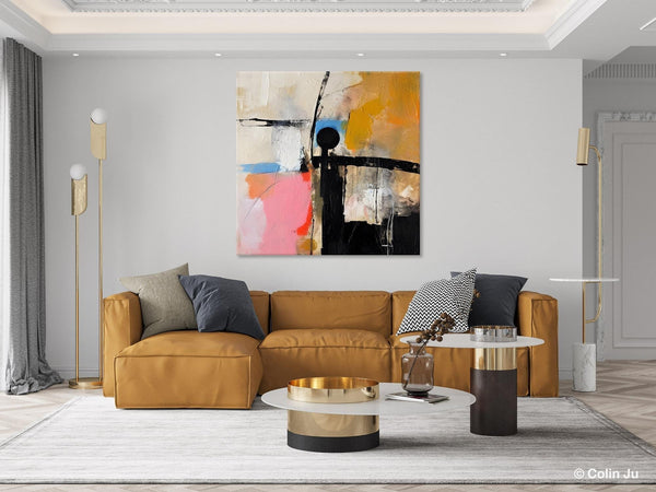 Extra Large Abstract Paintings for Bedroom, Original Modern Acrylic Wall Art, Modern Canvas Art Paintings, Abstract Wall Art for Dining Room-artworkcanvas