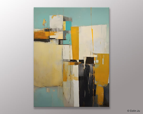 Oversized Abstract Wall Art Paintings, Original Modern Artwork, Large Wall Art Painting for Bedroom, Contemporary Acrylic Painting on Canvas-artworkcanvas
