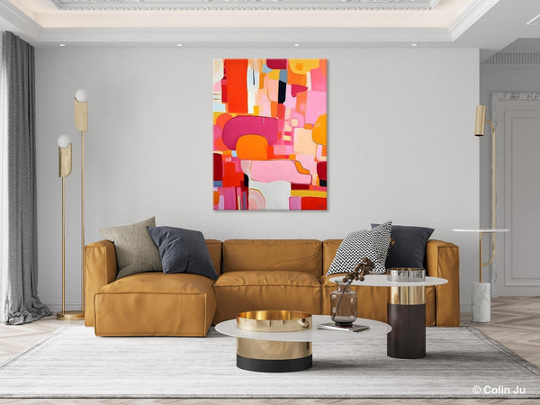 Large Modern Canvas Artwork, Original Wall Art Paintings, Large Paintings for Bedroom, Hand Painted Canvas Art, Acrylic Painting on Canvas-artworkcanvas