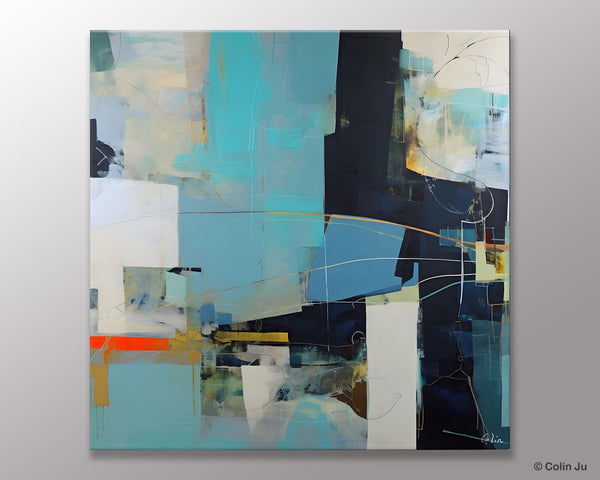 Original Abstract Wall Art, Contemporary Canvas Art, Simple Canvas Paintings, Large Abstract Art for Bedroom, Modern Acrylic Art for Sale-artworkcanvas