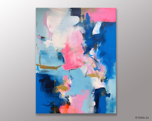 Large Abstract Painting for Bedroom, Oversized Canvas Wall Art Paintings, Original Modern Artwork, Contemporary Acrylic Painting on Canvas-artworkcanvas