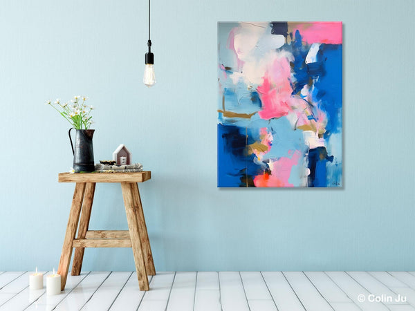 Large Abstract Painting for Bedroom, Oversized Canvas Wall Art Paintings, Original Modern Artwork, Contemporary Acrylic Painting on Canvas-artworkcanvas