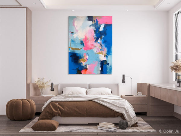 Large Abstract Painting for Bedroom, Oversized Canvas Wall Art Paintings, Original Modern Artwork, Contemporary Acrylic Painting on Canvas-artworkcanvas