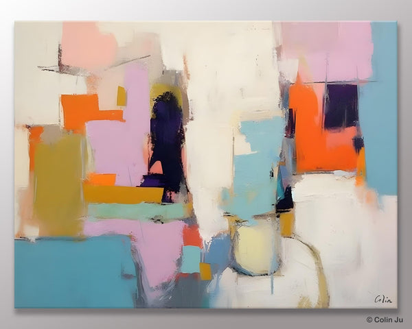 Oversized Abstract Wall Art Paintings, Large Wall Painting for Living Room, Contemporary Abstract Paintings on Canvas, Original Abstract Art-artworkcanvas