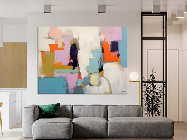 Oversized Abstract Wall Art Paintings, Large Wall Painting for Living Room, Contemporary Abstract Paintings on Canvas, Original Abstract Art-artworkcanvas