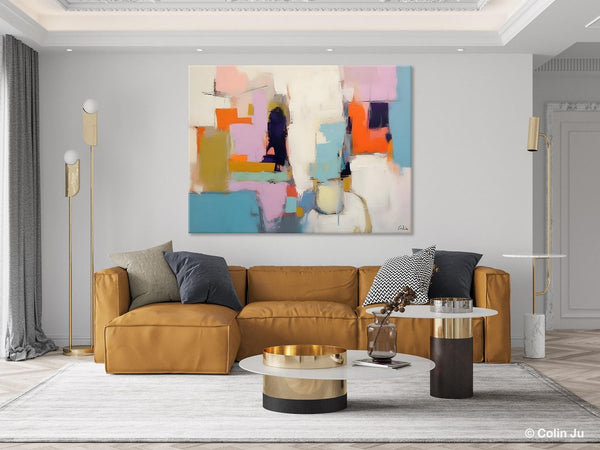 Oversized Abstract Wall Art Paintings, Large Wall Painting for Living Room, Contemporary Abstract Paintings on Canvas, Original Abstract Art-artworkcanvas