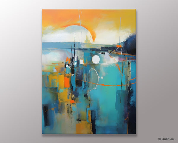 Extra Large Modern Canvas Art for Bedroom, Original Art Paintings, Large Paintings for Sale, Hand Painted Canvas Art, Acrylic Art on Canvas-artworkcanvas